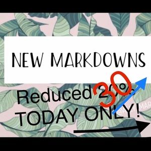 REDUCED PRICES 10% YESTERDAY ADDITIONAL 10% TODAY